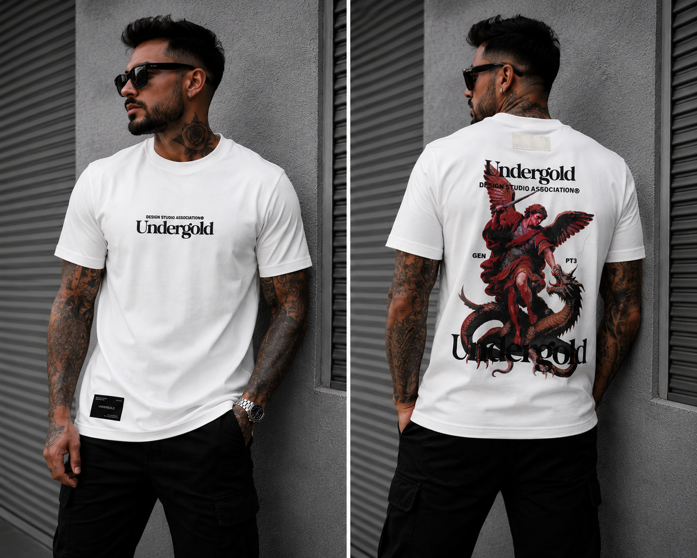 CAMISETA ALTO GRAMAJE UNDERGOLD ARCÁNGEL