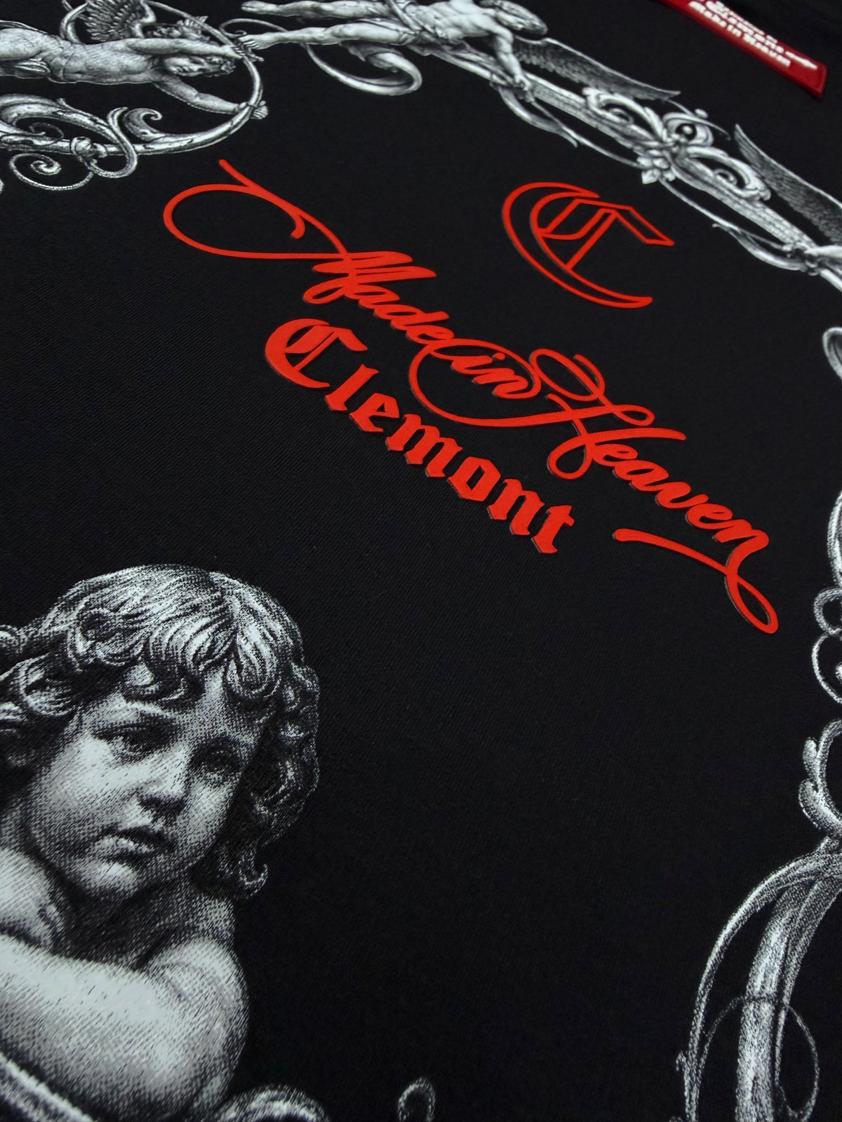 CAMISETA CLEMONT ALTO GRAMAJE ANGEL ROJO