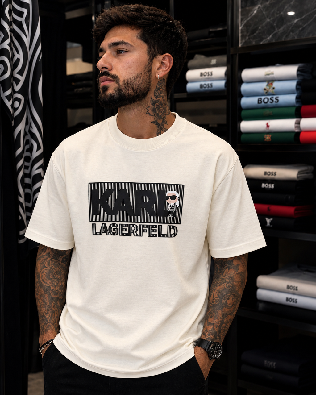 CAMISETA KARL LAGERFELD ALTO GRAMAJE