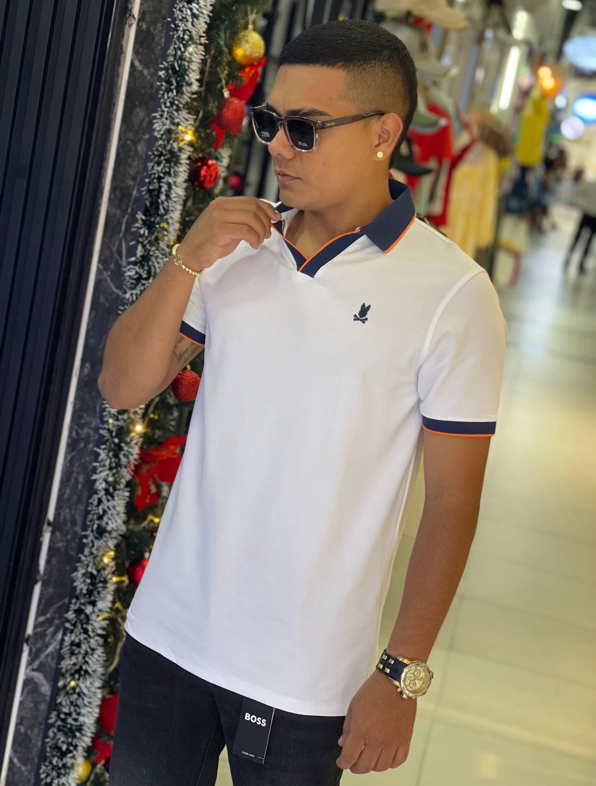 POLO PSYCHO BUNNY BLANCO