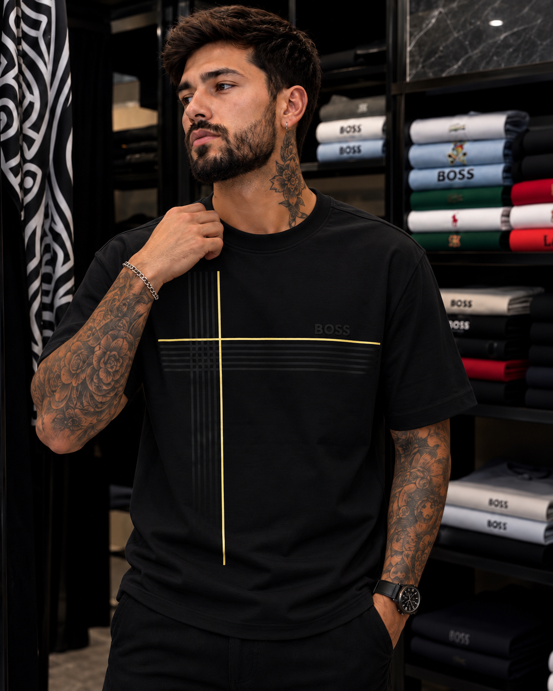 CAMISETA BOSS LÍNEA