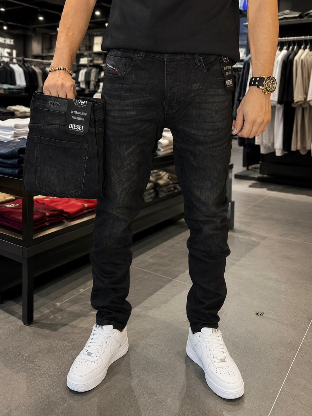 JEAN DIESEL TOTAL BLACK