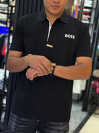 POLO BOSS LÍNEA NEGRO