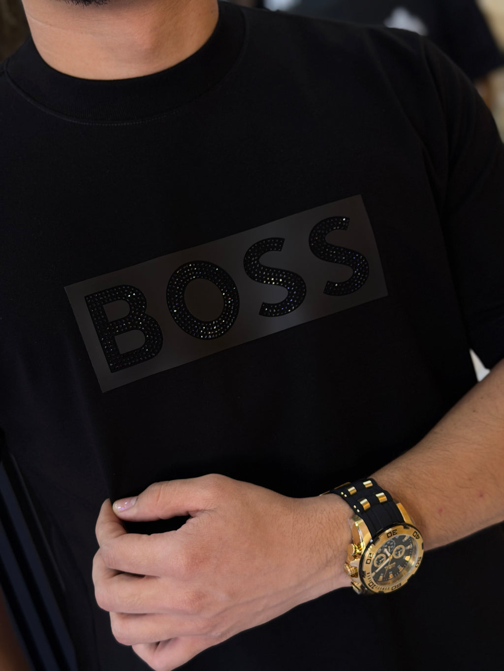 CAMISETA BOSS ALTO GRAMAJE