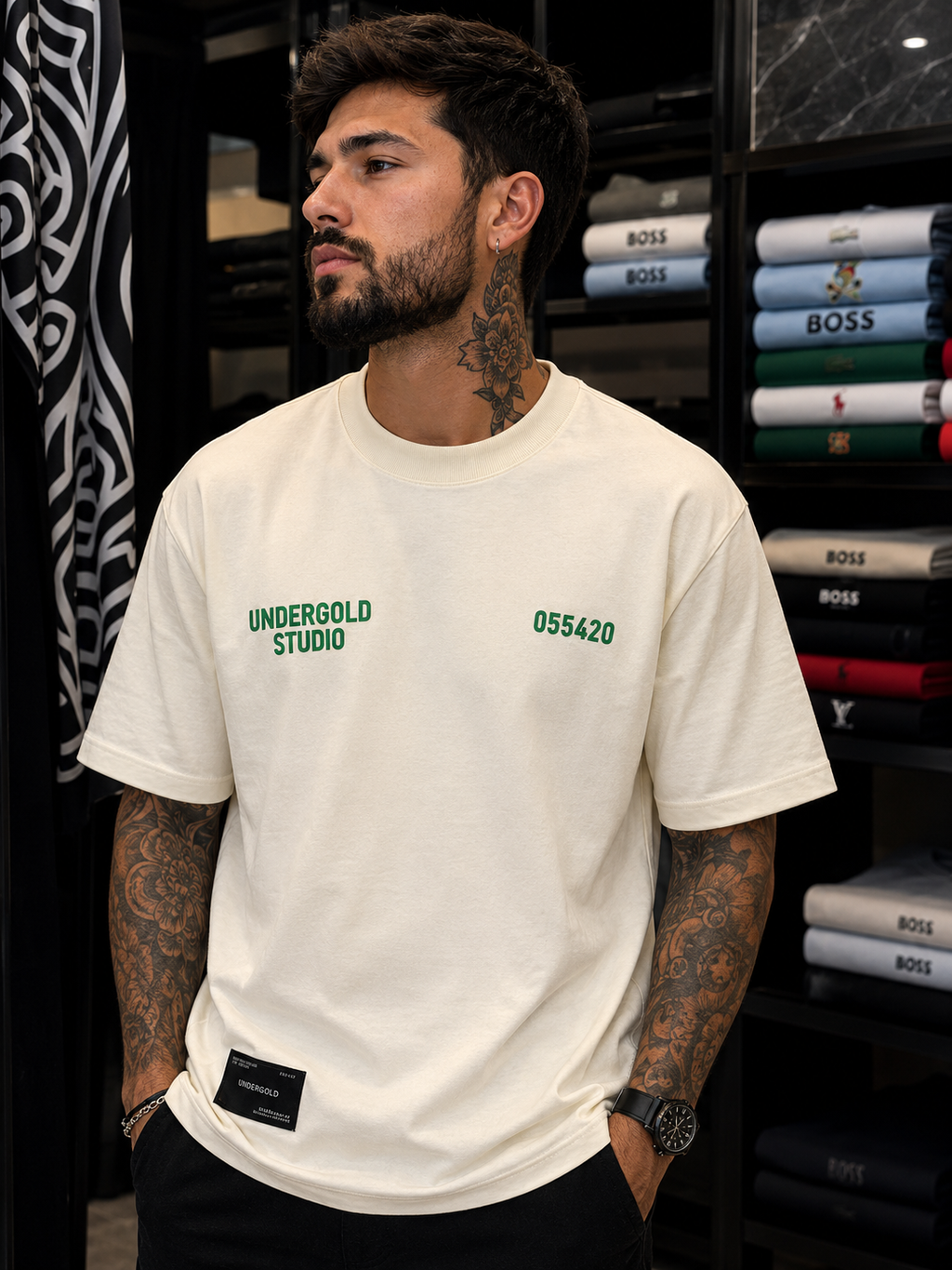 CAMISETA UNDERGOLD ALTO GRAMAJE