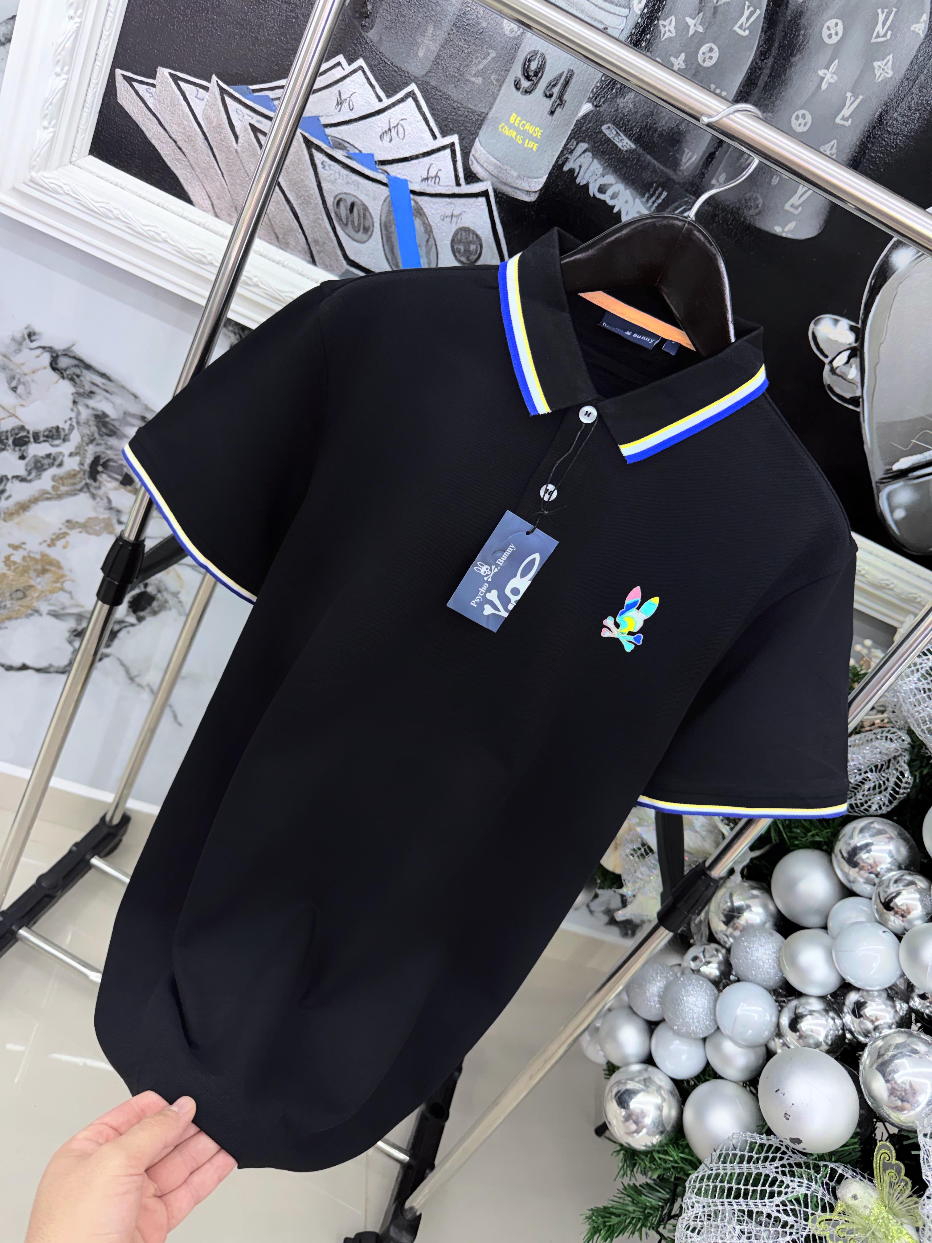 POLO PSYCHO BUNNY NEGRO
