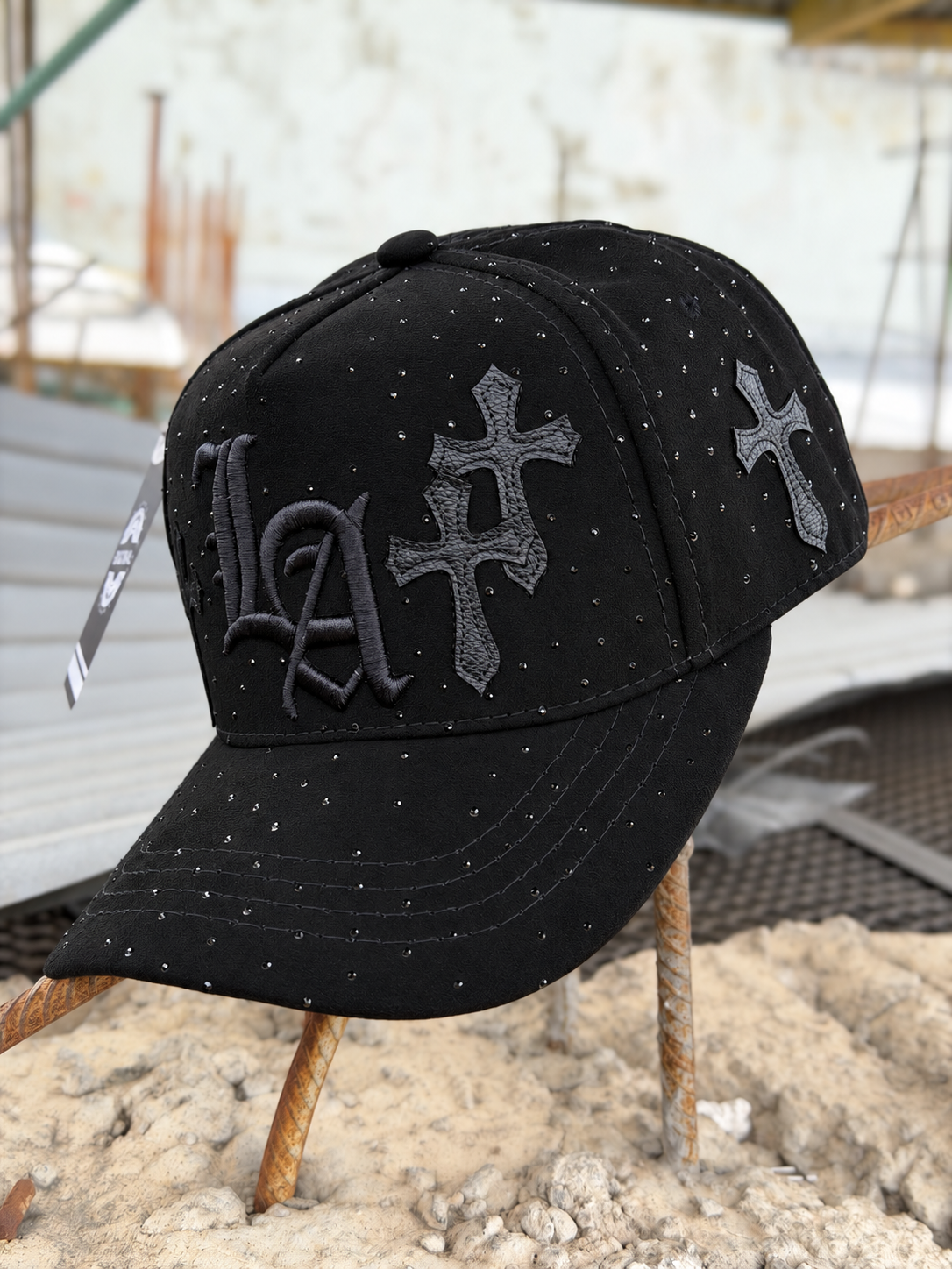 GORRA LA CRUZES BORDADA PEDRERÍA