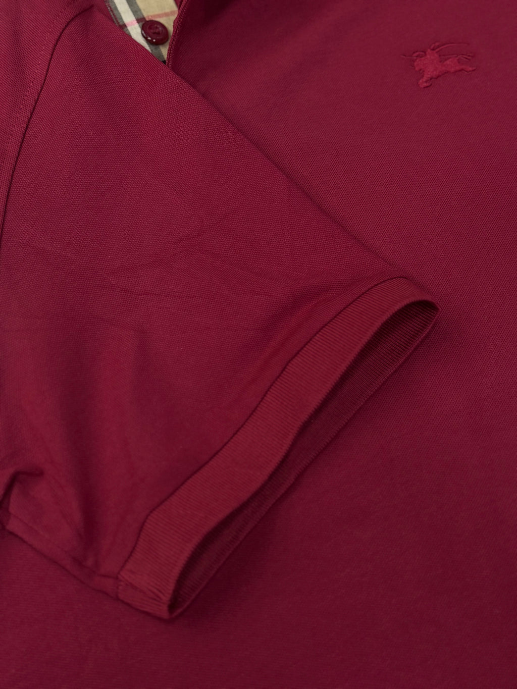 POLO BURBERRY VINOTINTO