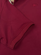 POLO BURBERRY VINOTINTO