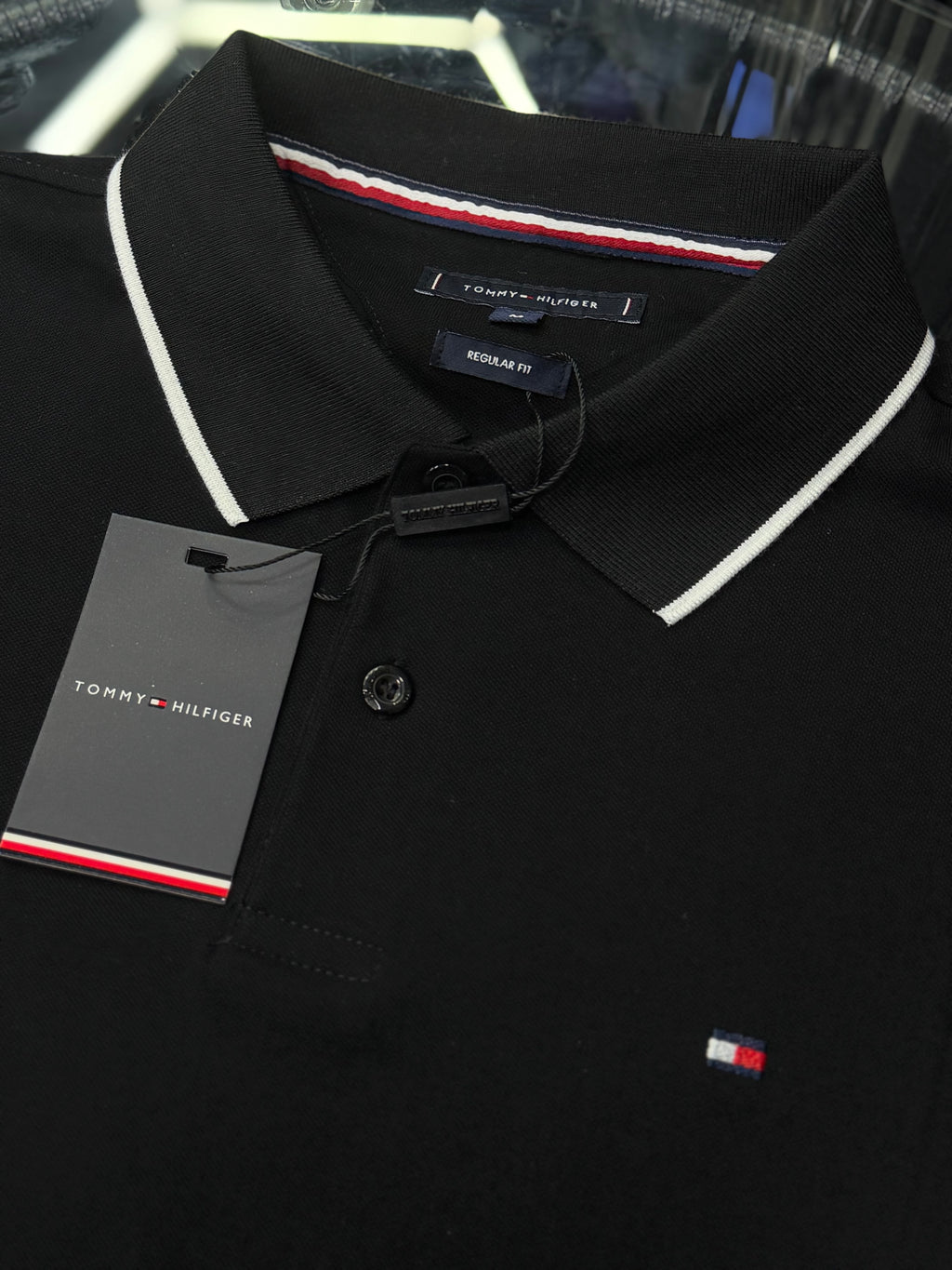 POLO TOMMY HILFIGER NEGRO