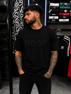 CAMISETA BOSS BORDADO DIAMANTE