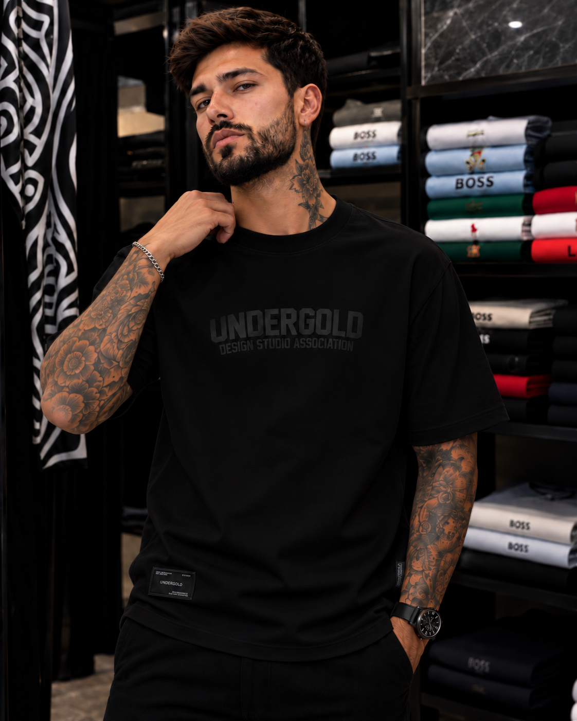 CAMISETA UNDERGOLD ALTO GRAMAJE IGLESIA