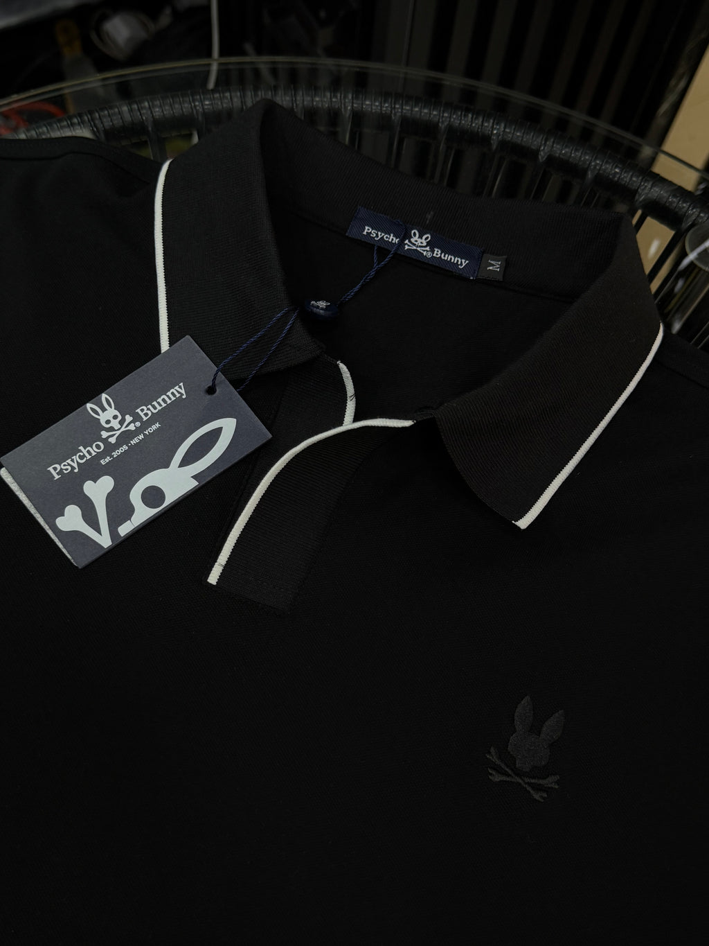POLO PSYCHO BUNNY NEGRO