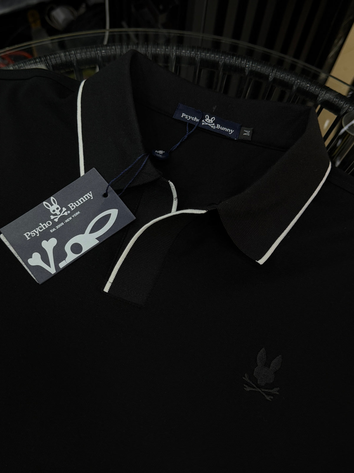 POLO PSYCHO BUNNY NEGRO