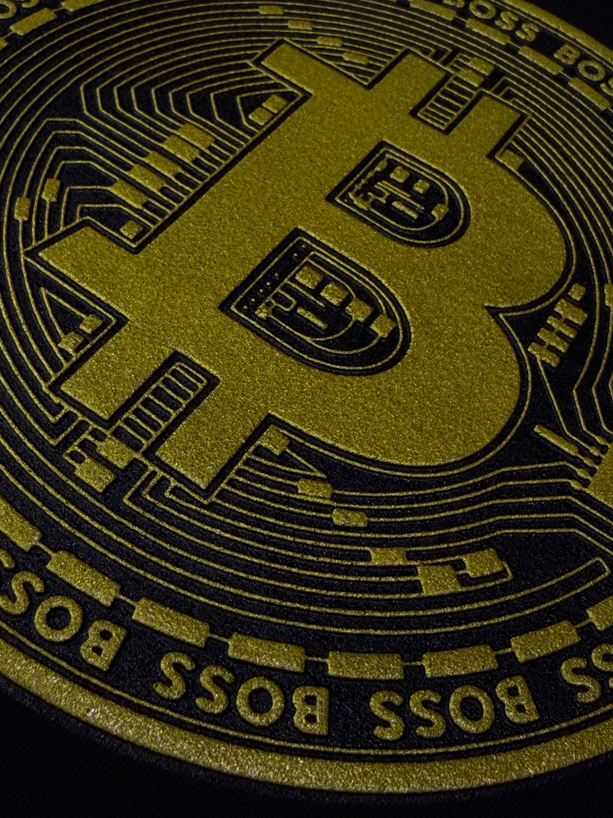 CAMISETA BOSS ALTO GRAMAJE BITCOIN