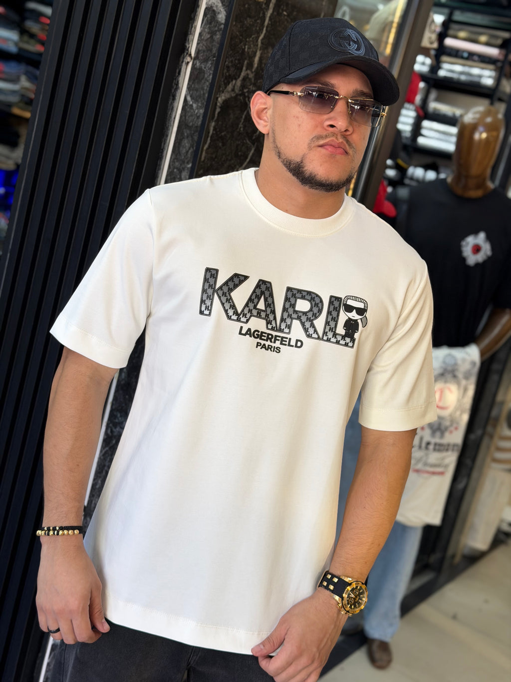 CAMISETA ALTO GRAMAJE KARL LAGERFELD