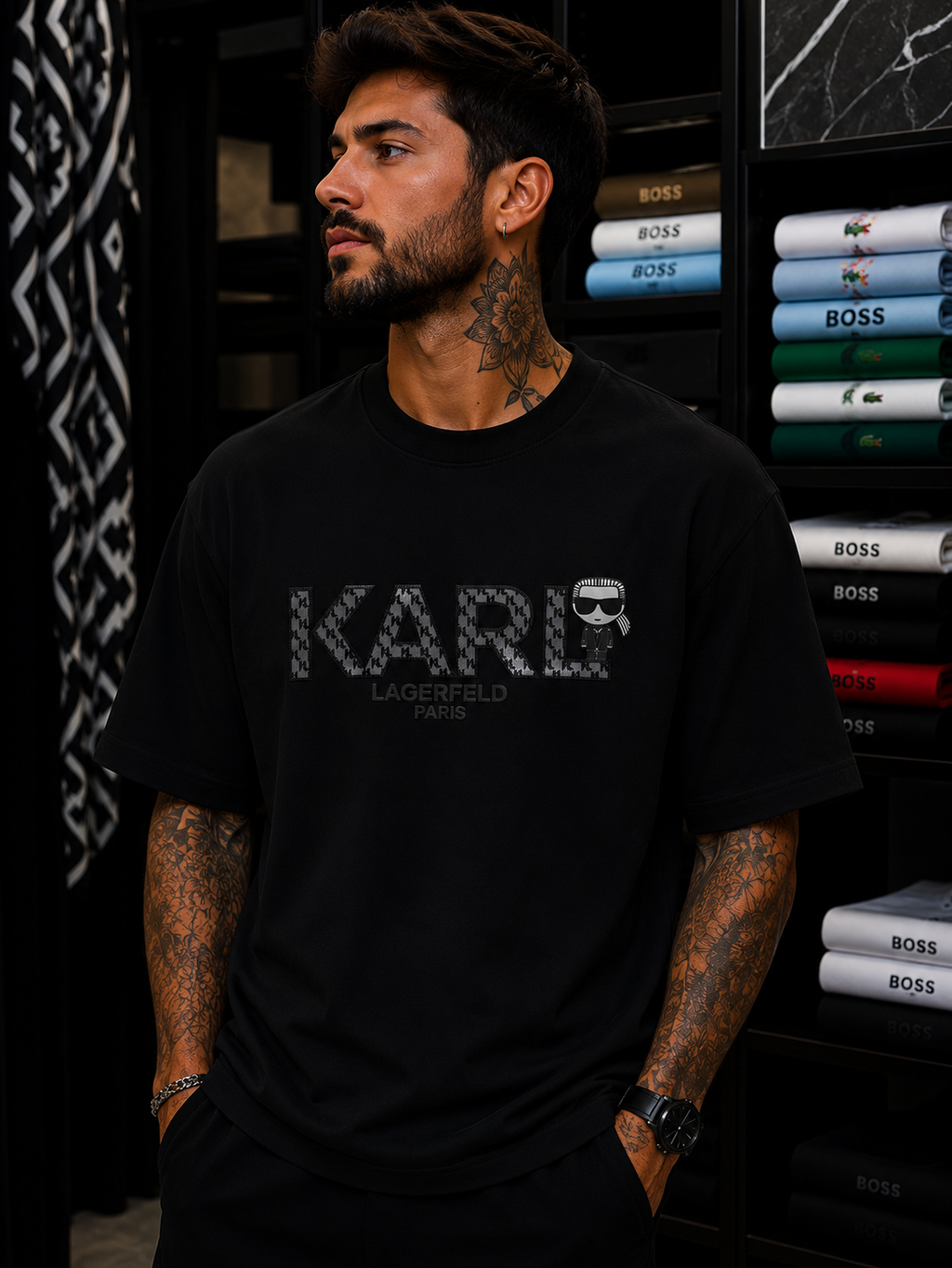 CAMISETA KARL LAGERFELD ALTO GRAMAJE