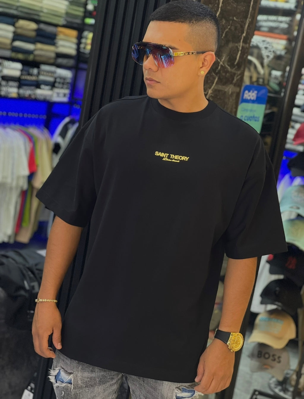 CAMISETA SAINT THEORY OVER SIZE
