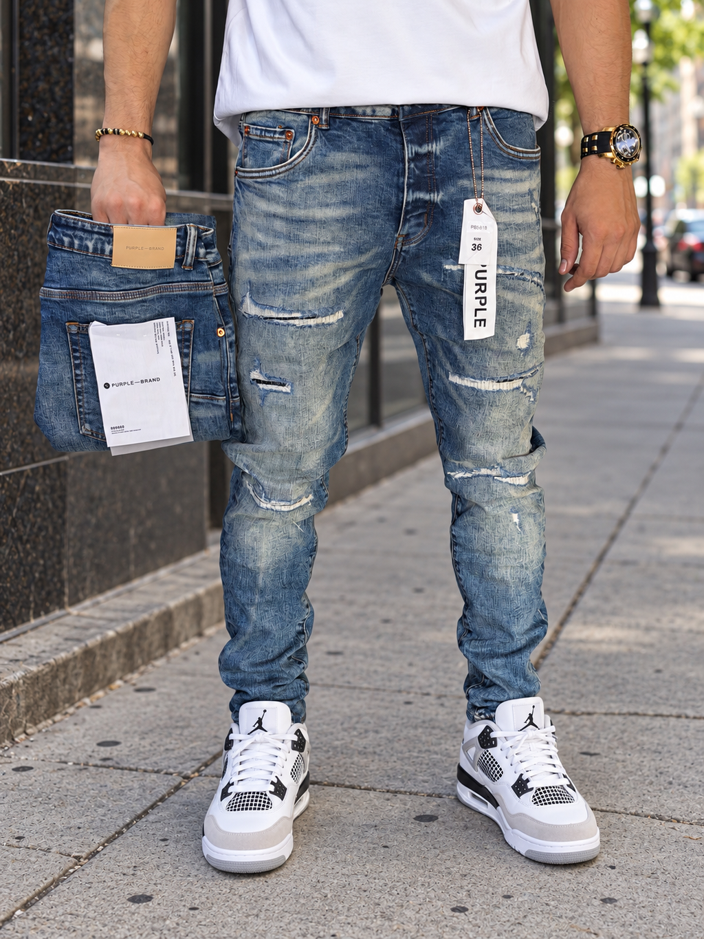 JEAN PURPLE PB581 TURCO