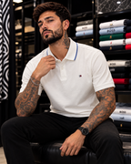 POLO TOMMY HILFIGER BLANCO