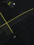 CAMISETA BOSS ALTO GRAMAJE LÍNEAS