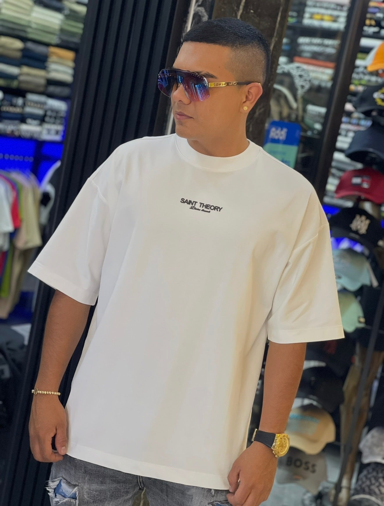 CAMISETA SAINT THEORY OVER SIZE
