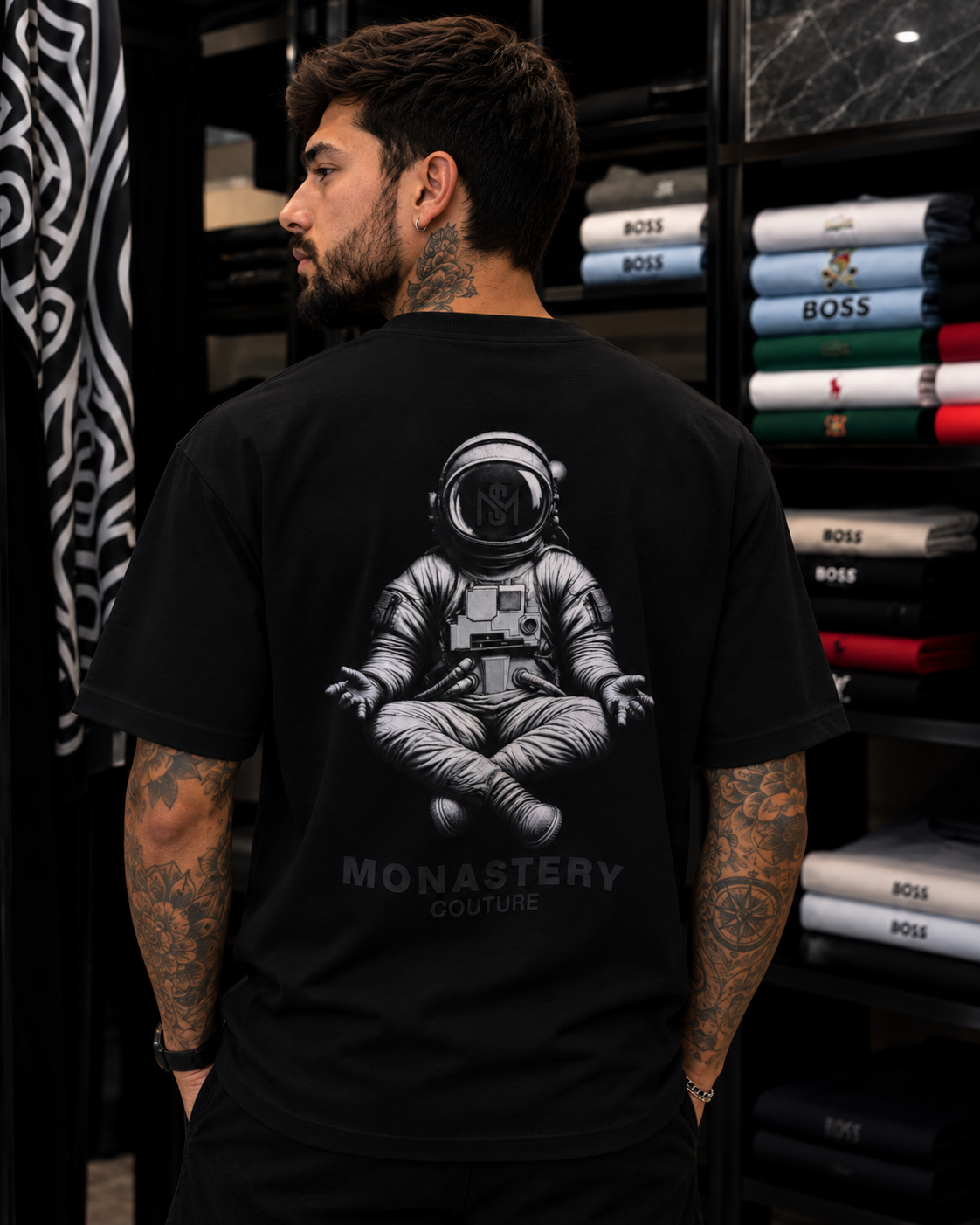 CAMISETA ALTO GRAMAJE MONASTERY ASTRONAUTA