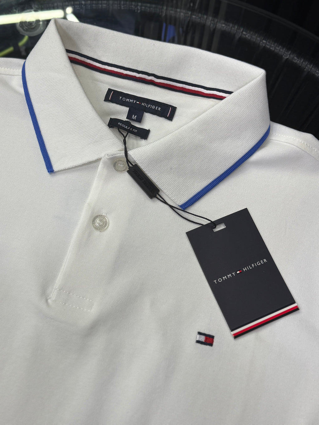 POLO TOMMY HILFIGER BLANCO