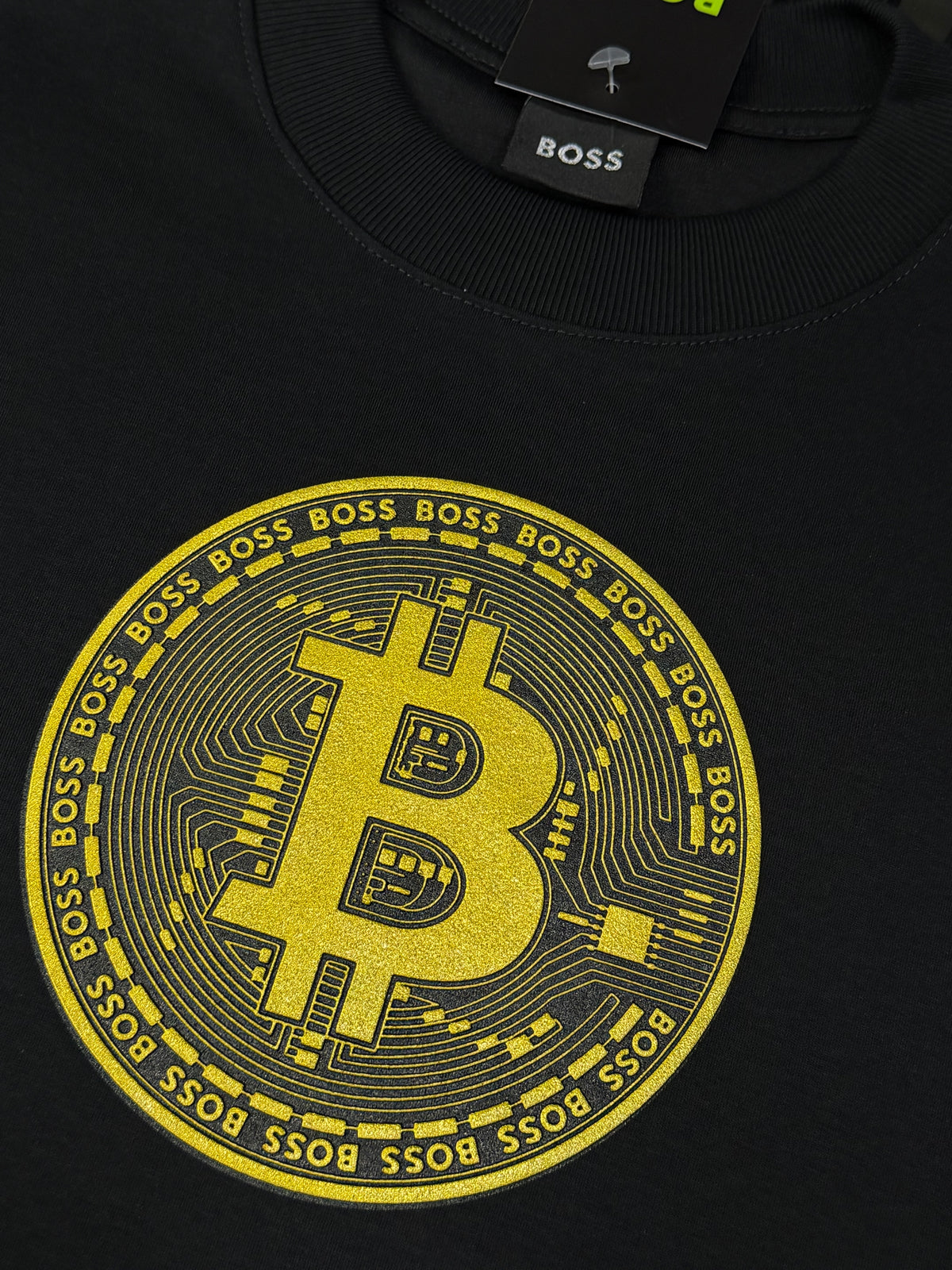 CAMISETA BOSS ALTO GRAMAJE BITCOIN
