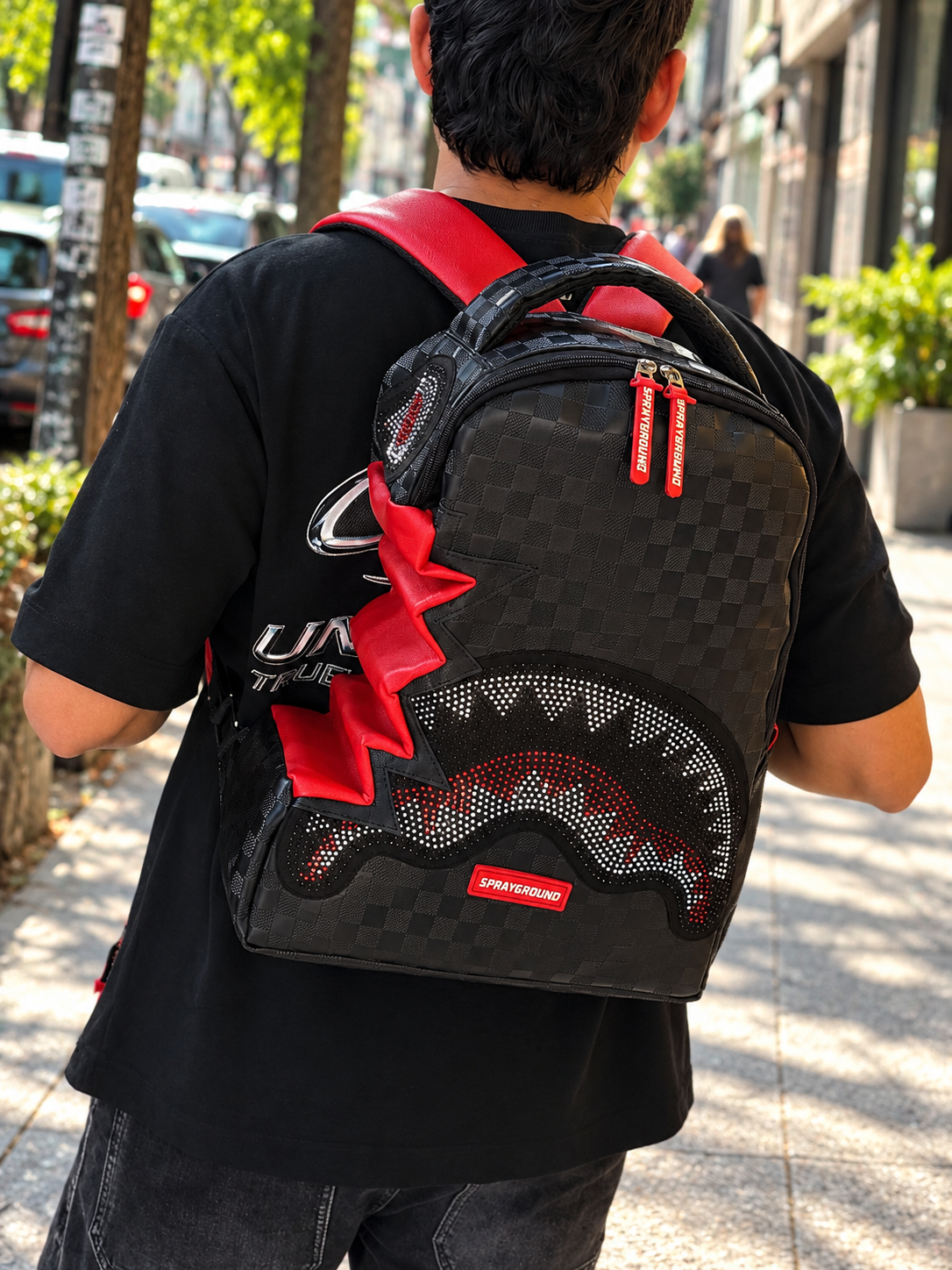 MORRAL SPRAYGROUND MORDIDA PEDRERÍA