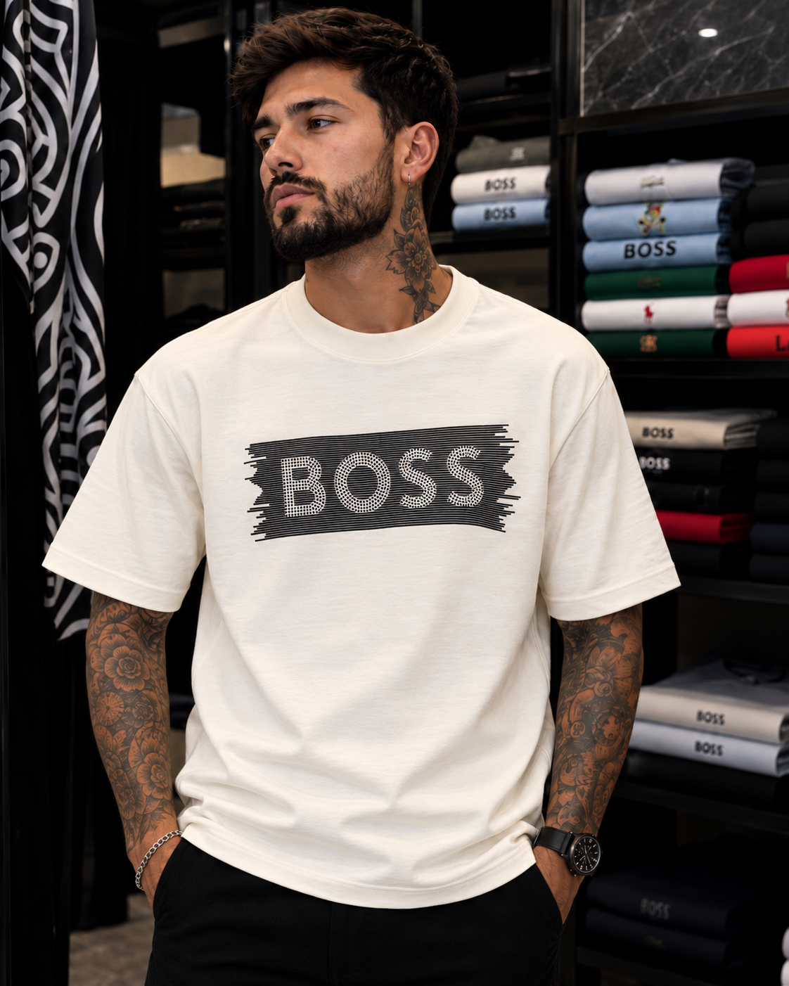 CAMISETA BOSS PEDRERÍA