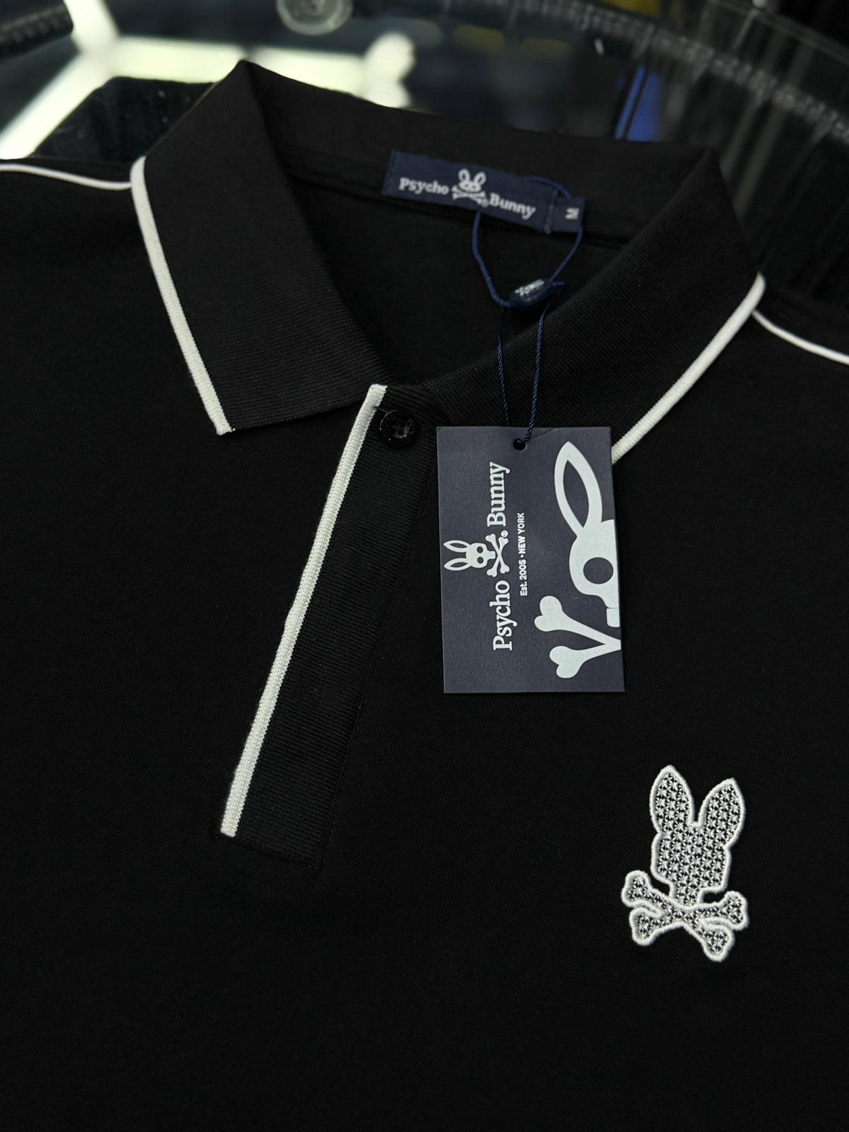 POLO PSYCHO BUNNY NEGRO