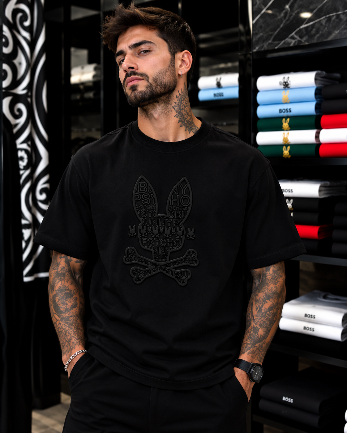 CAMISETA ALTO GRAMAJE PYSCHO BUNNY