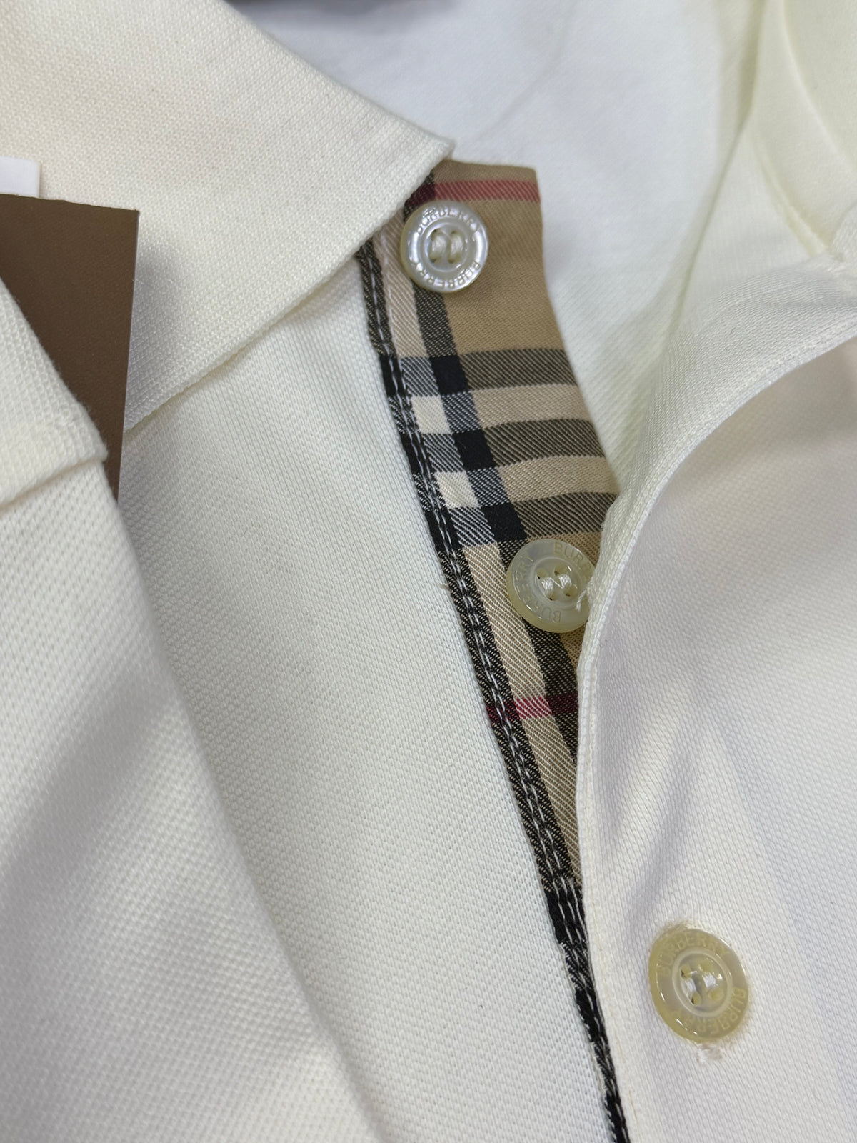 POLO BURBERRY CREMA