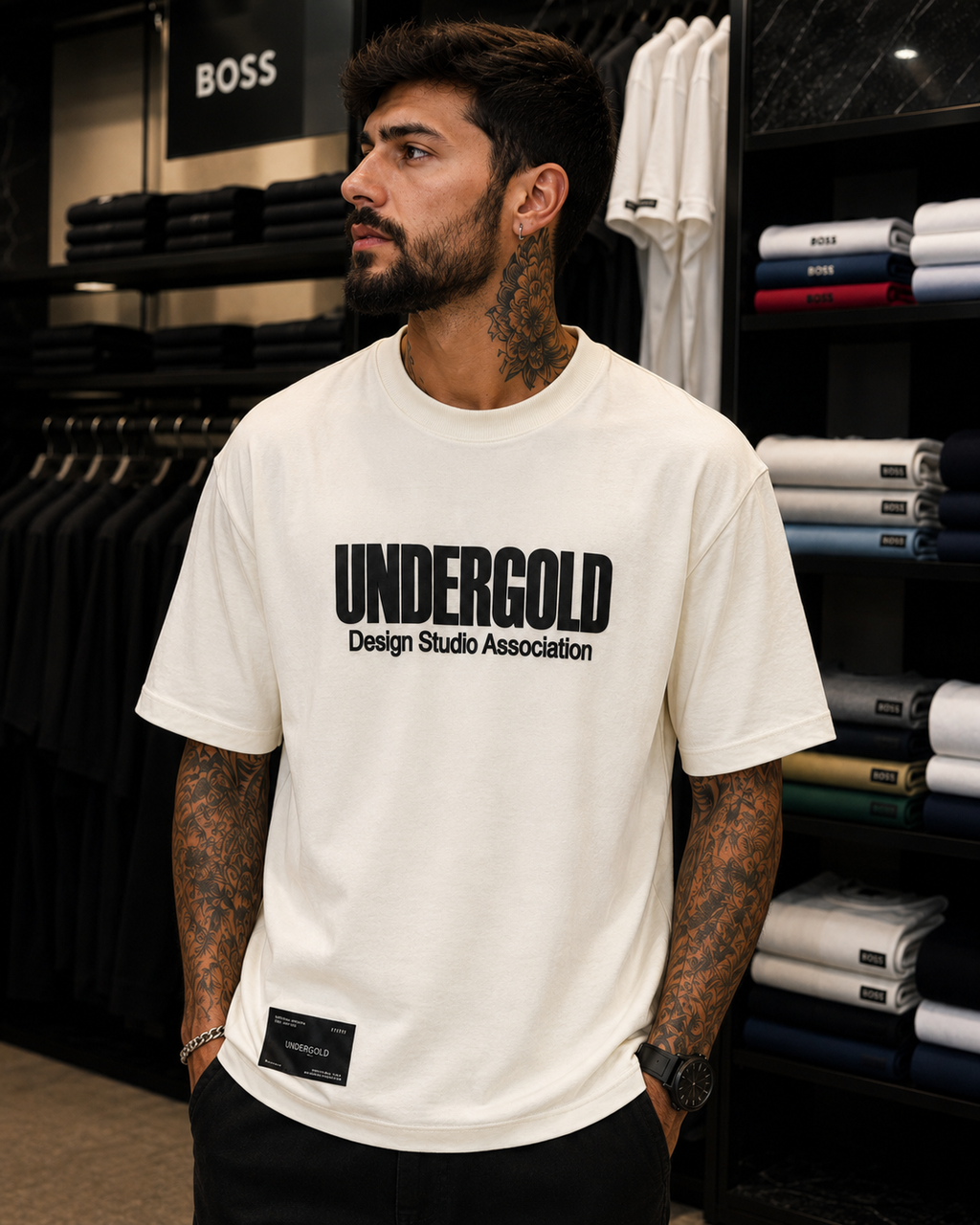 CAMISETA UNDERGOLD ALTO GRAMAJE