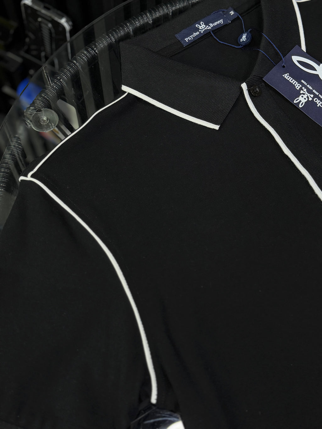 POLO PSYCHO BUNNY NEGRO