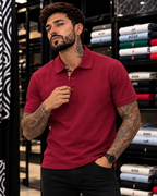 POLO BURBERRY VINOTINTO