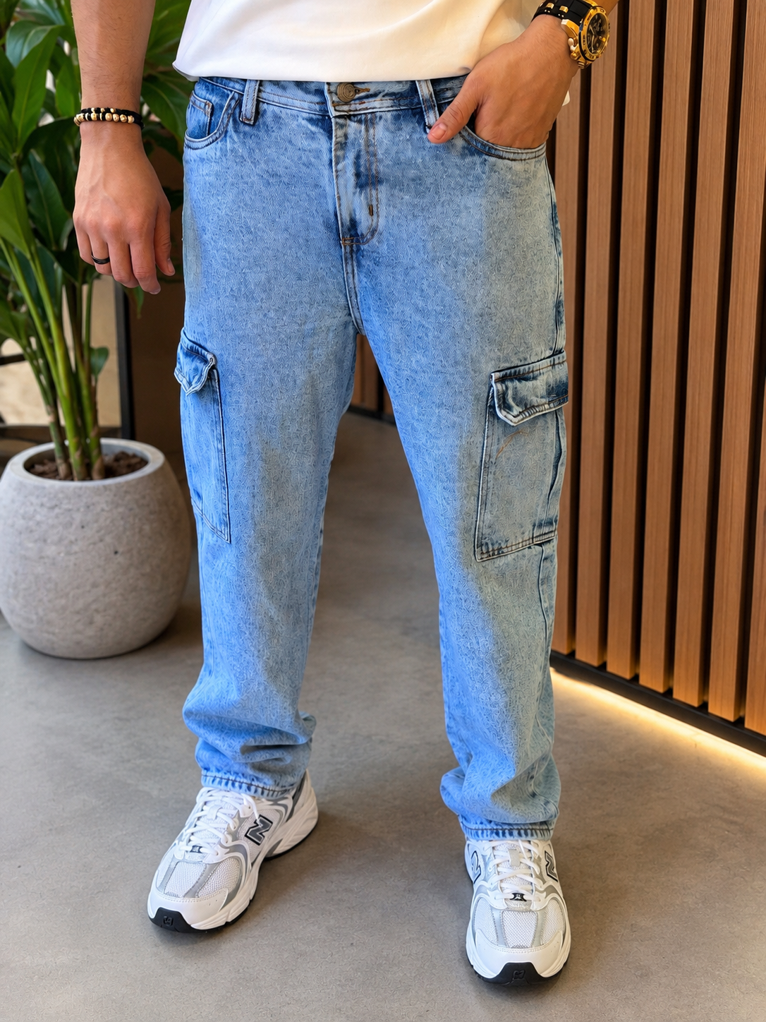 JEAN CARGO BAGGY