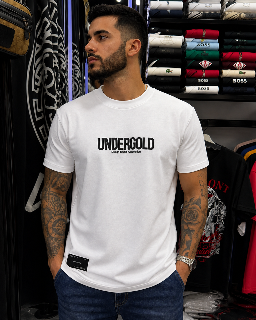 CAMISETA UNDERGOLD ALTO GRAMAJE TROMPETA