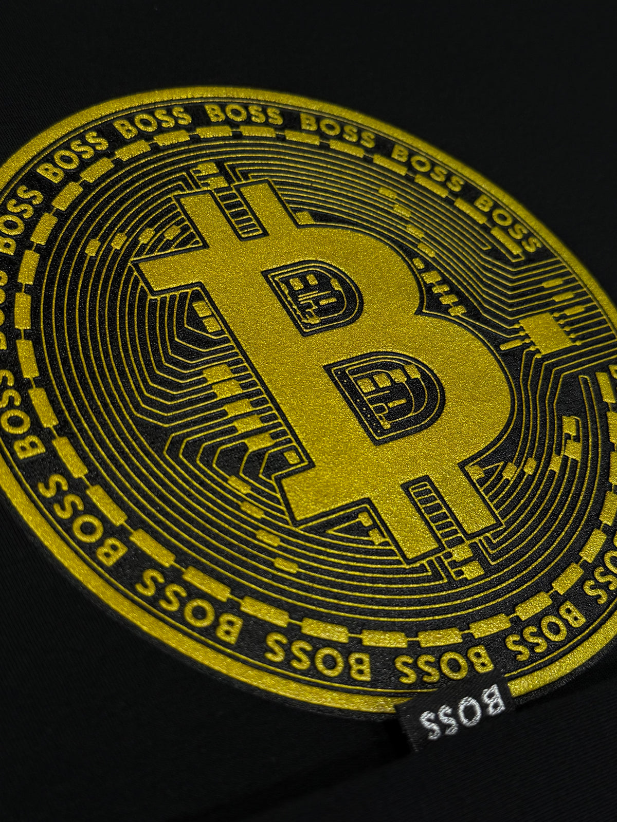 CAMISETA BOSS ALTO GRAMAJE BITCOIN