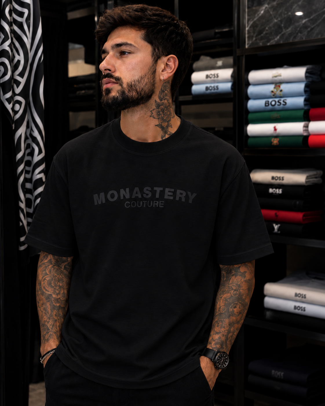 CAMISETA ALTO GRAMAJE MONASTERY ASTRONAUTA