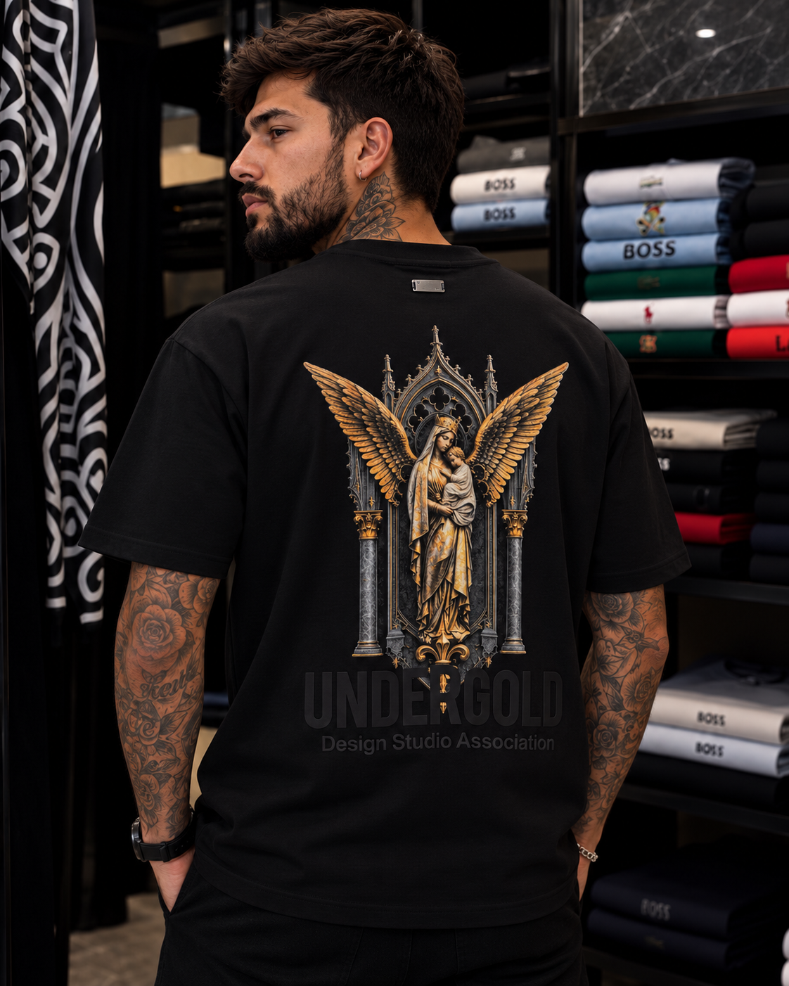CAMISETA UNDERGOLD ALTO GRAMAJE VIRGEN