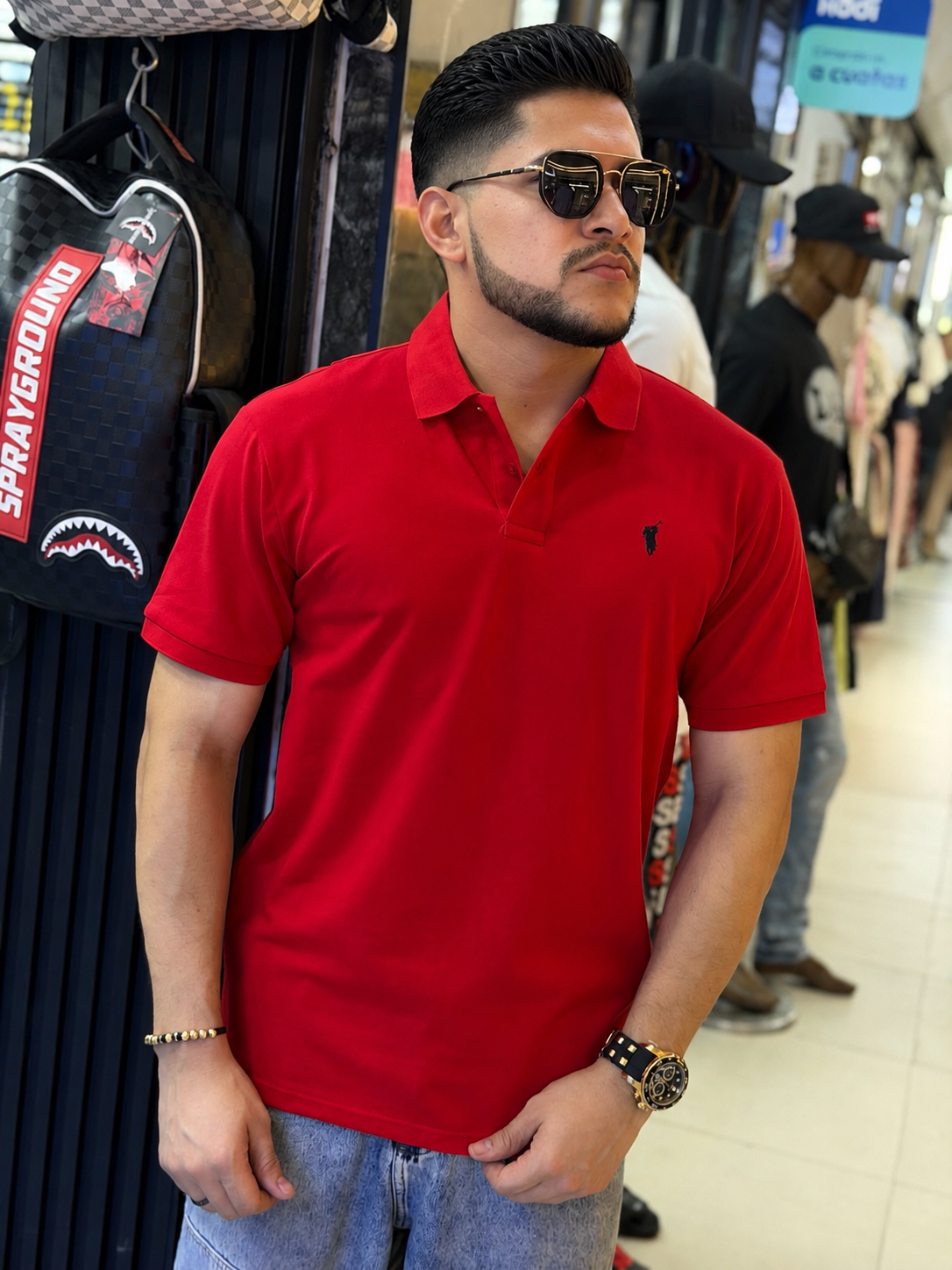 TIPO POLO RALPH LAUREN ROJO VIVO