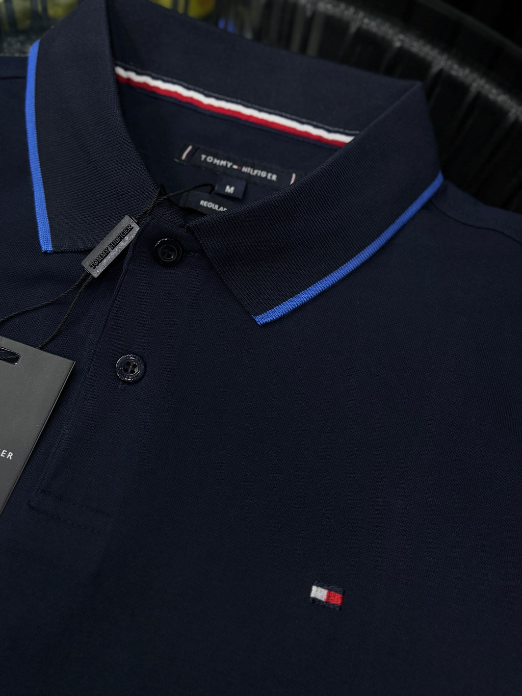 POLO TOMMY HILFIGER AZUL OSCURO
