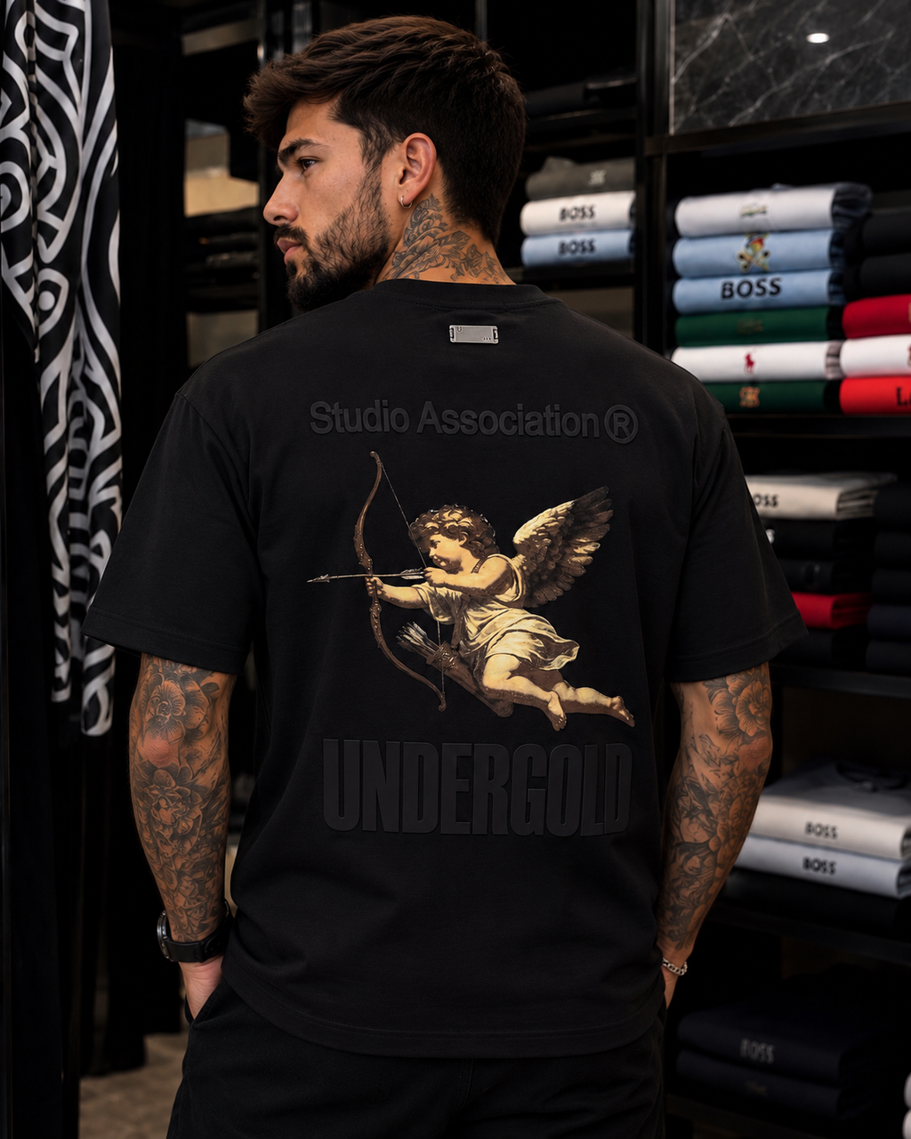 CAMISETA UNDERGOLD ALTO GRAMAJE CUPIDO