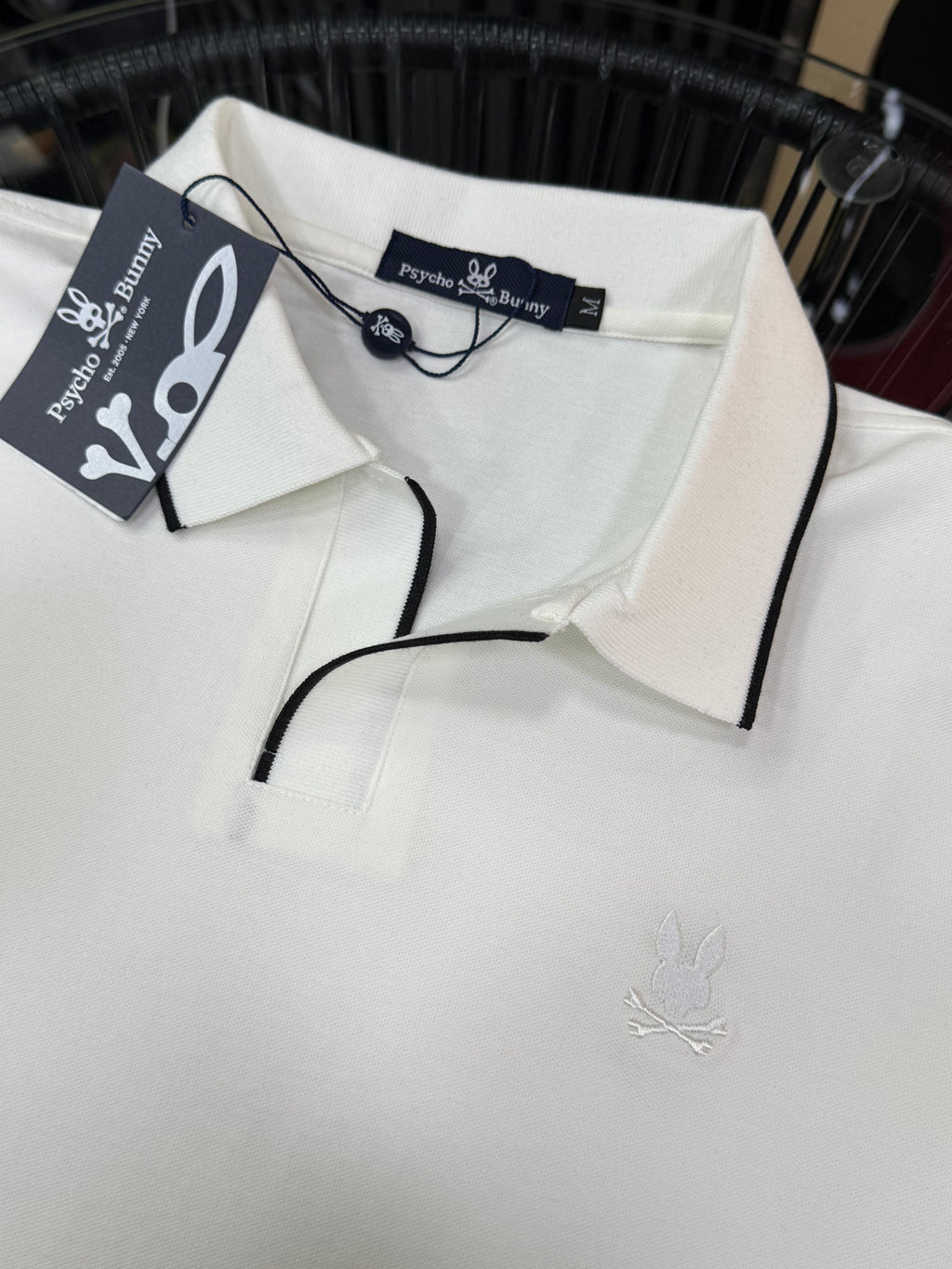 POLO PSYCHO BUNNY BLANCO