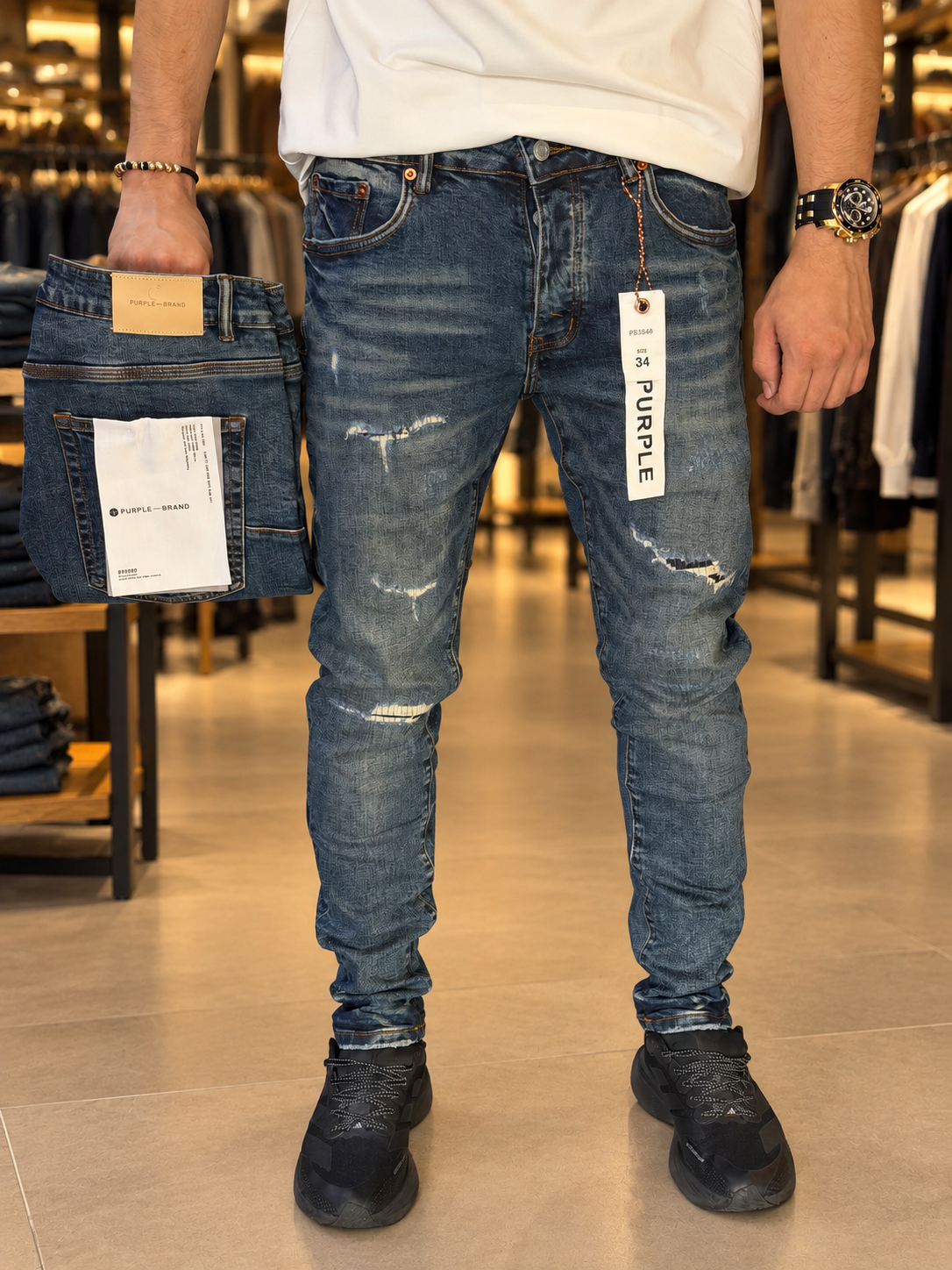 JEAN PURPLE TURCO PB386