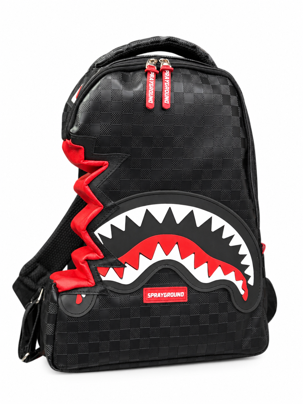 MORRAL SPRAYGROUND MORDIDA CUADROS