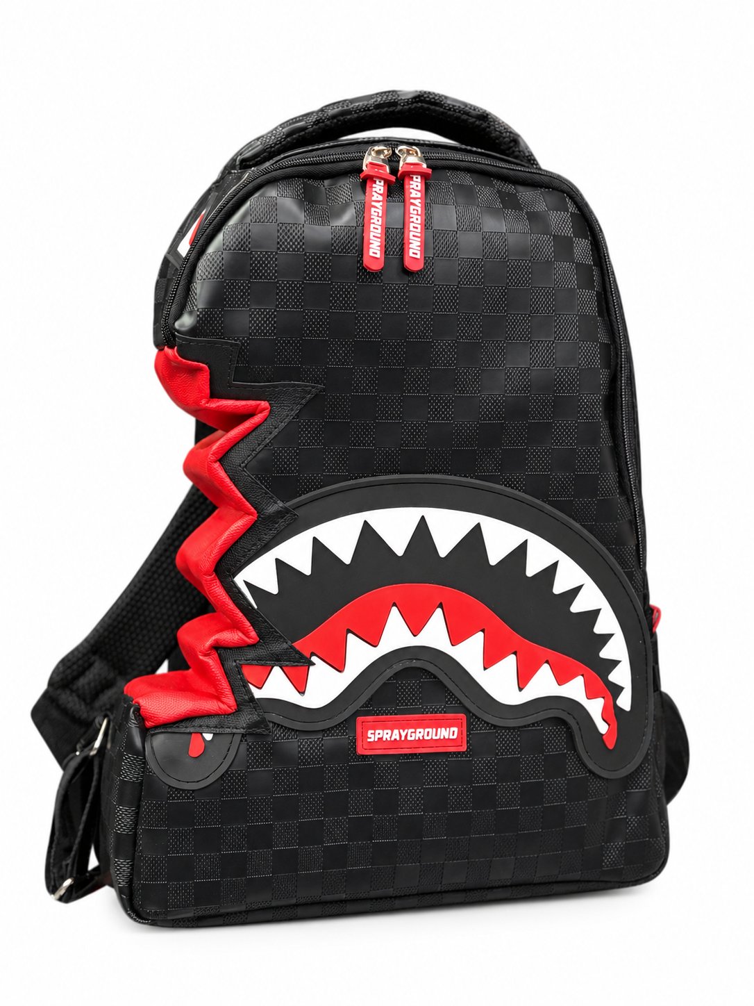 MORRAL SPRAYGROUND MORDIDA CUADROS