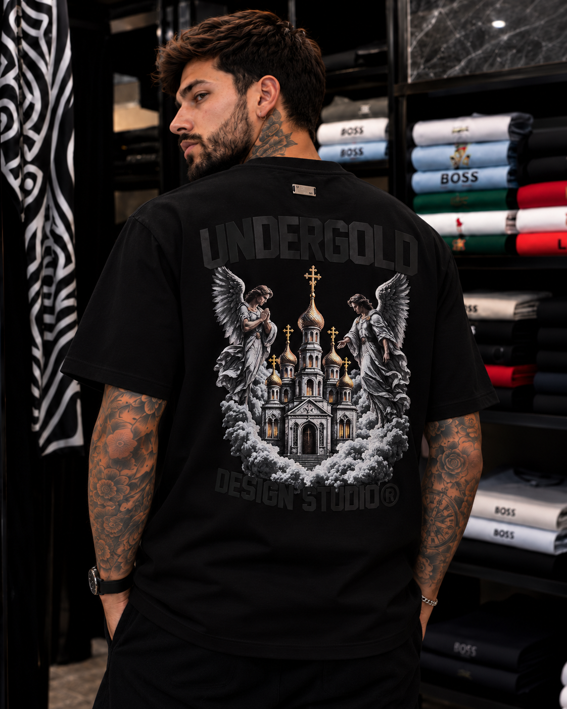 CAMISETA UNDERGOLD ALTO GRAMAJE IGLESIA
